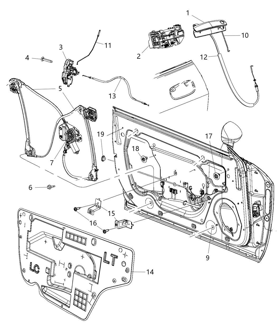 Handle Front Door Exterior