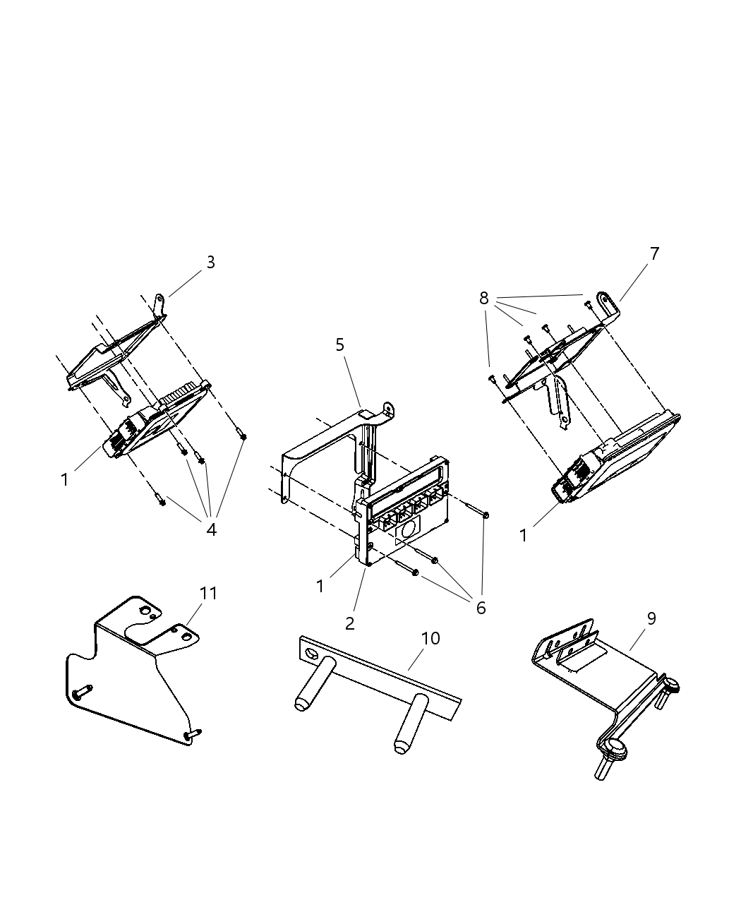 Bracket Powertrain Control Module