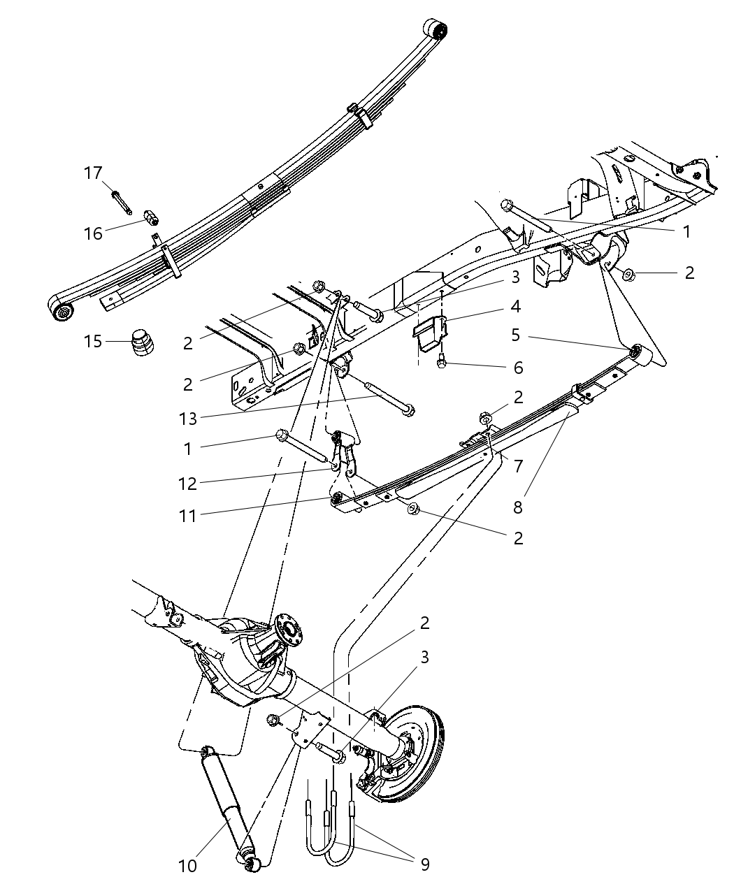 Shock Absorber Suspension Rear