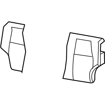 New 2007 Fits Chrysler Grand Cherokee Rear Seat Back Cover - Part # 1GK621J3AA