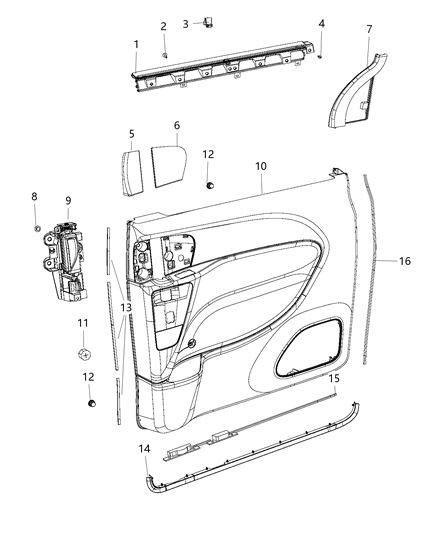 New 2017 Fits Chrysler Pacifica Sunshade-Rear Window - Part # 68338915AA