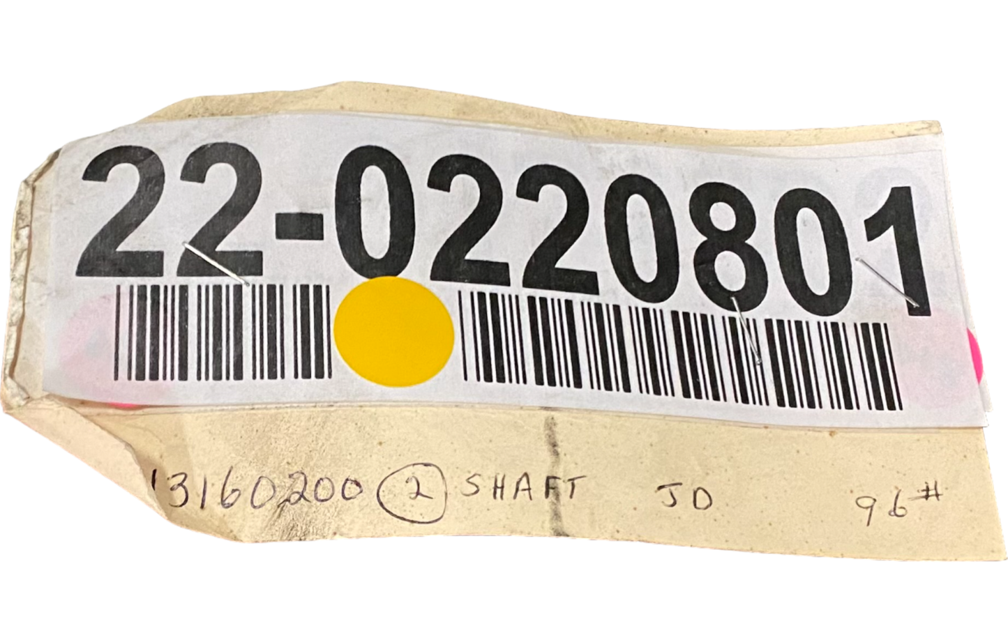 New OEM Genuine John Deere Shaft, Part # 843160200