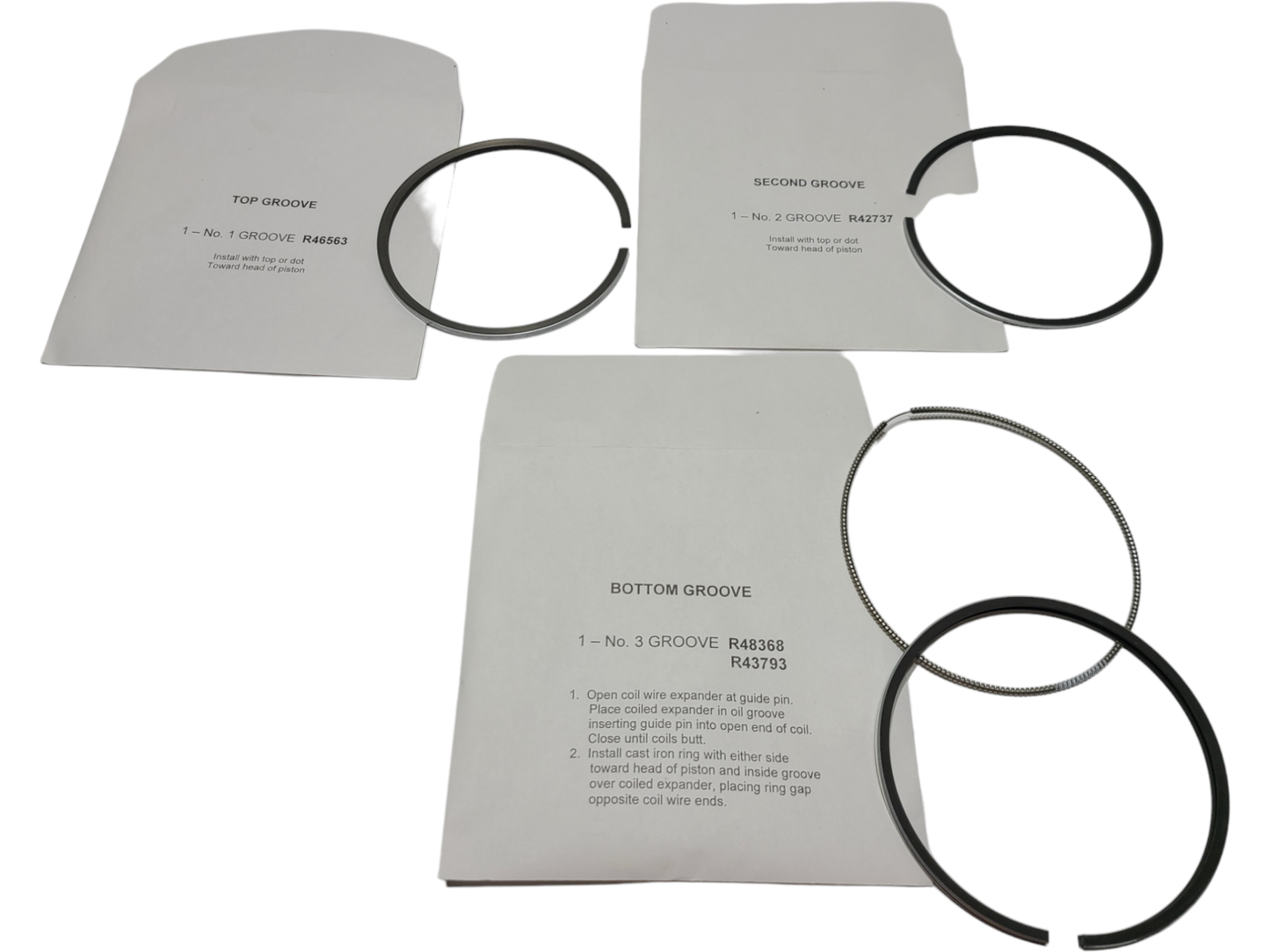 New OEM Genuine John Deere Piston Ring, Part # AR48768