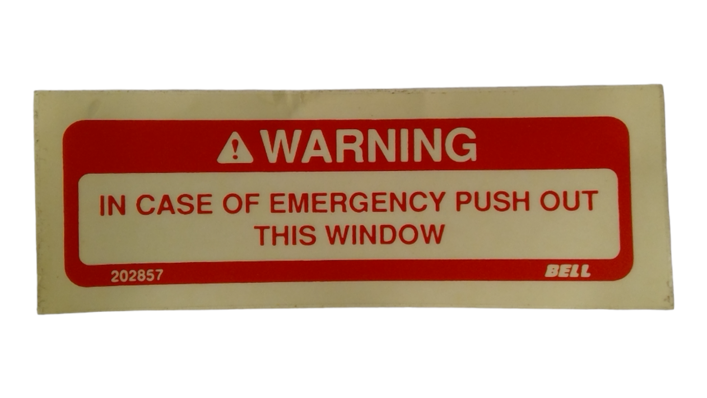 New OEM Genuine John Deere Safety Sign, Part # AT254493