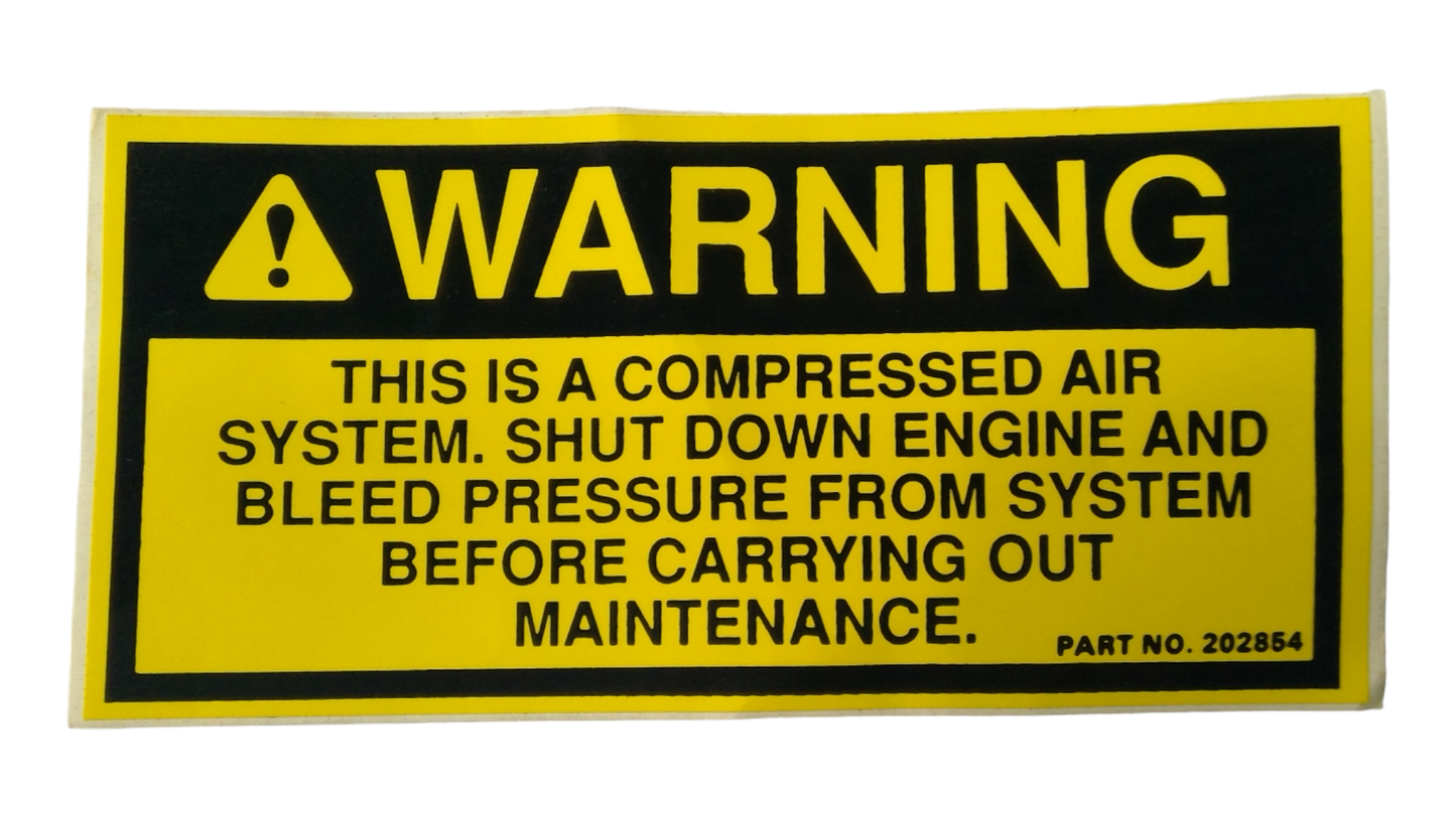 New OEM Genuine John Deere Safety Sign, Part # AT256228