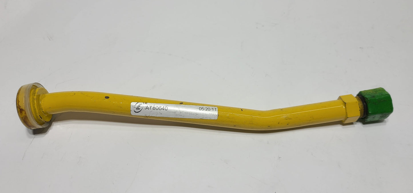 New OEM Genuine John Deere Oil Line, Part # AT80640