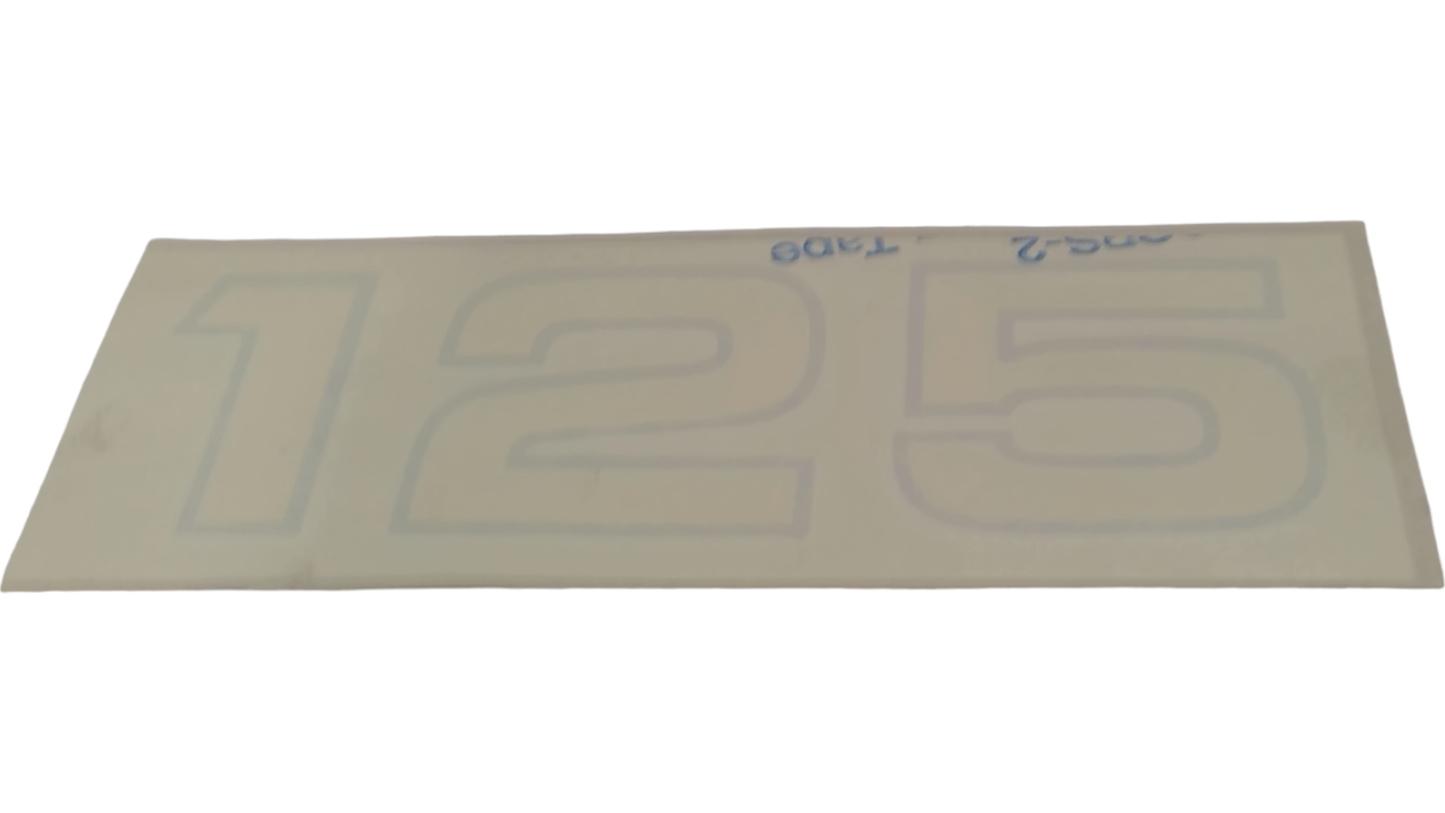 New OEM Genuine John Deere Label Model No 125, Part # GG10811