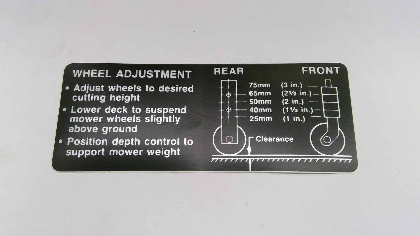 New OEM Genuine John Deere Label, Part # M77192