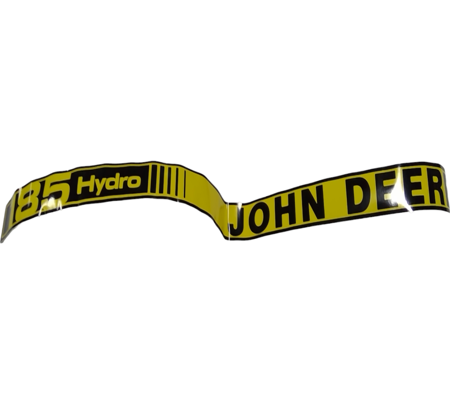 New OEM Genuine John Deere Label Lh Hood Trimstrip (1, Part # M89583