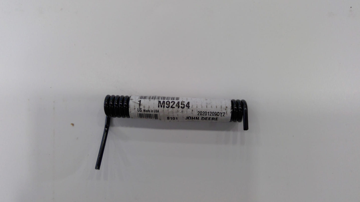 New OEM Genuine John Deere Torsion Spring, Part # M92454