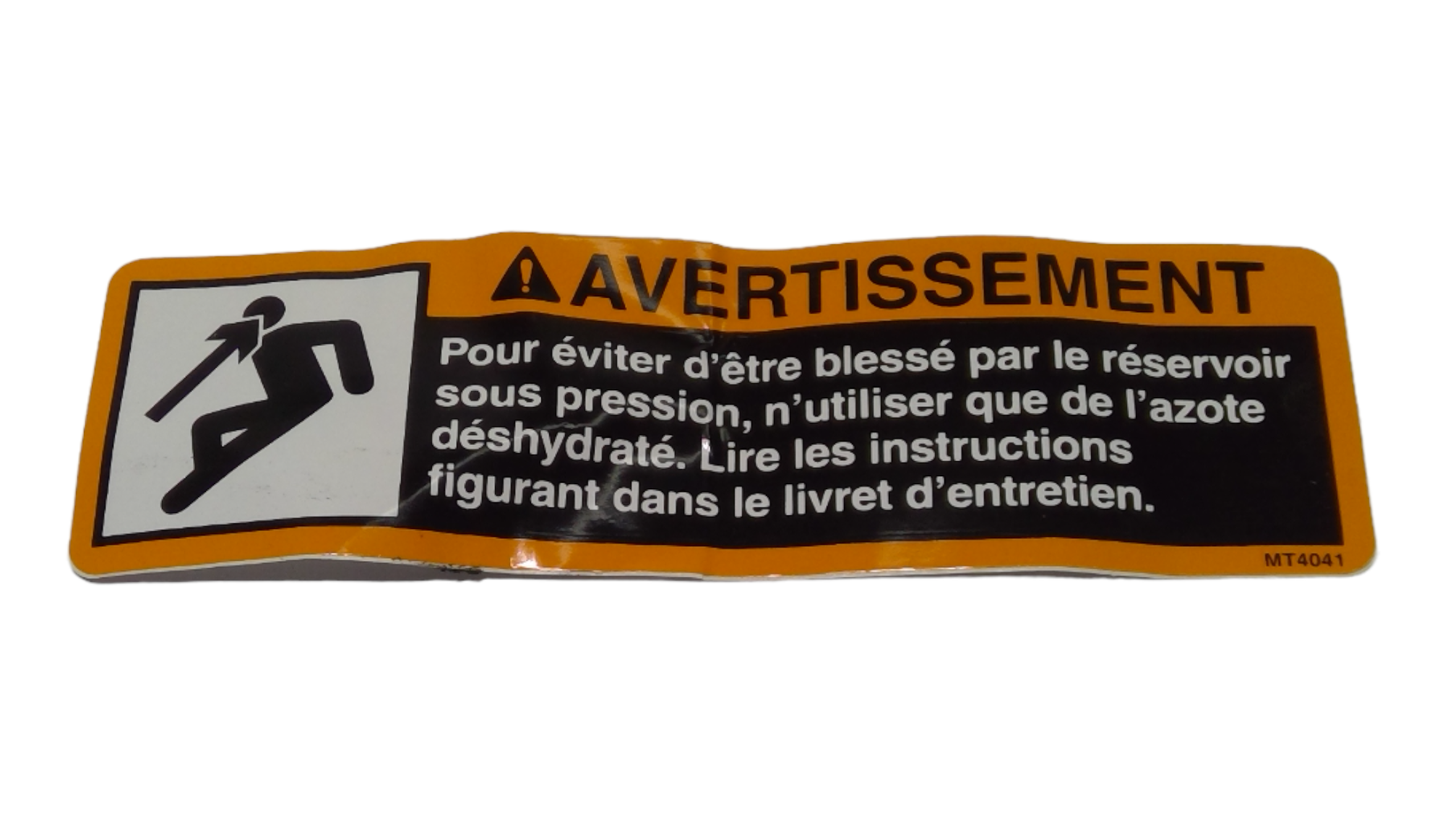 New OEM Genuine John Deere Label, Part # MT4041