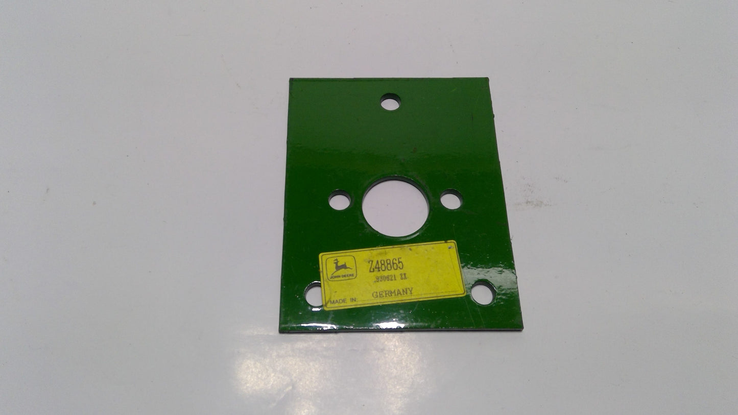 New OEM Genuine John Deere Plate, Part # Z48865