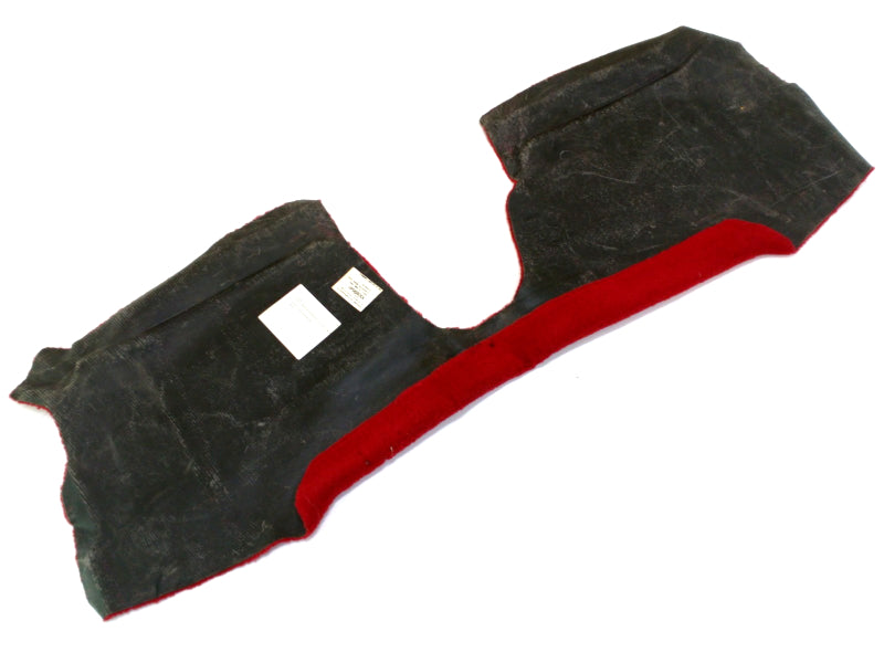 New OEM 1988-1992 Corvette Rear Center Divider Seat Trim Carpet Flame Red, Part # 10089541