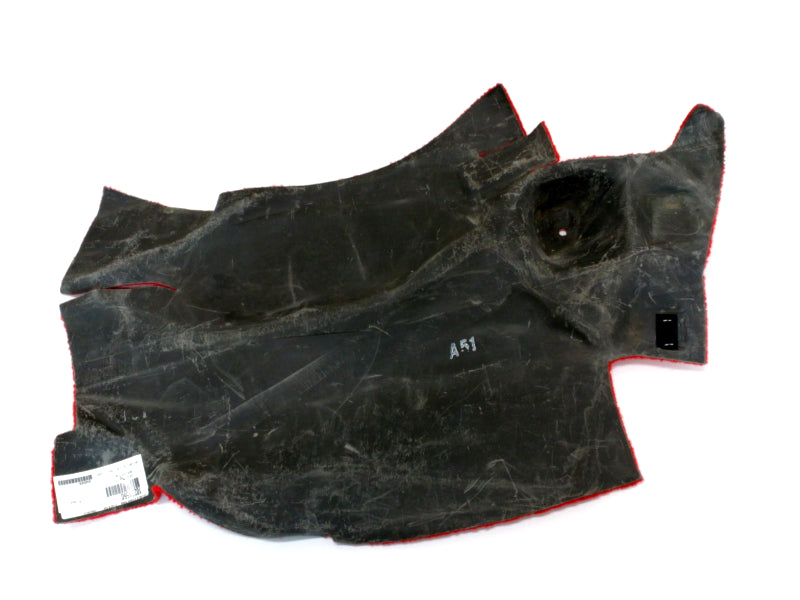 New OEM 1994-1996 Corvette Convertible Rear Driver's Side Trunk Carpet Torch Red, Part # 10238560