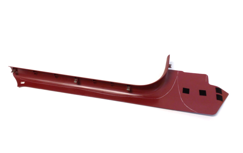 New OEM 1997-1999 Corvette Front Passenger Right Firethorn Red Door Sill Plate, Part # 10430860