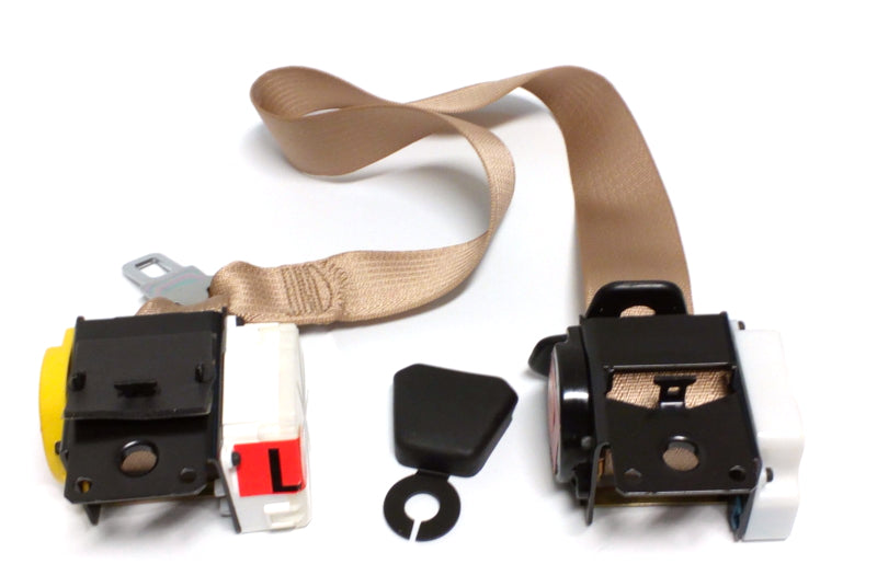 New OEM 2000-2002 Corvette Driver Seat Belt Light Oak, Part # 10442980