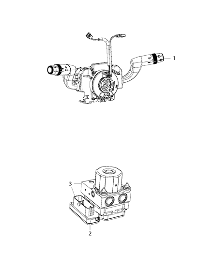 New 2019 Fits Chrysler ProMaster City Module-Steering Control - Part # 6RN92LXHAA