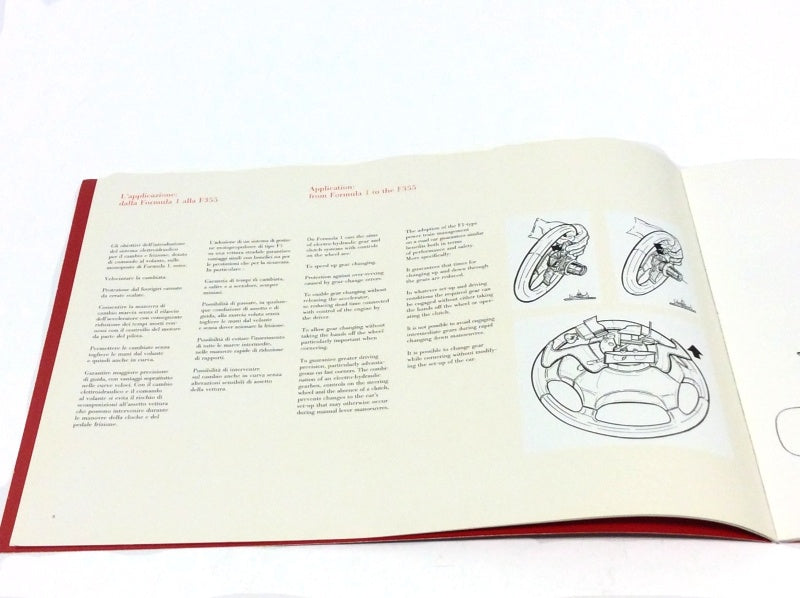 New OEM 1997 Ferrari 355F1 Press Release Information Kit – Cat. 1225/97