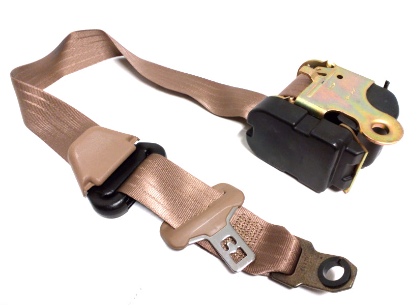 New OEM 1991-1994 GMC Blazer, Jimmy S/T Truck Passenger Rear Seat Belt Brown, Part # 12381972