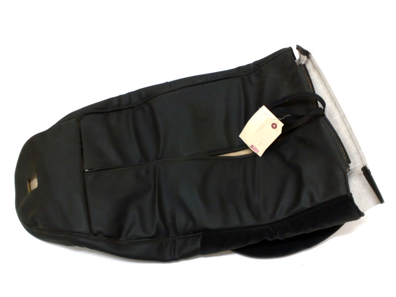 New OEM 2001-2004 Corvette Z06 Passenger Right Black Leather Seat Cover, Part # 12455501