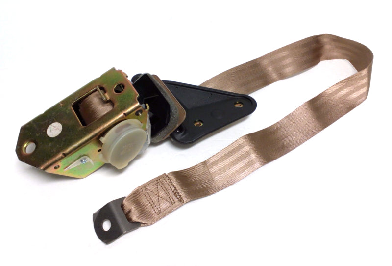 New OEM 1992 Camaro, Firebird Beige Passenger Rear Seat Belt, Part # 12510136