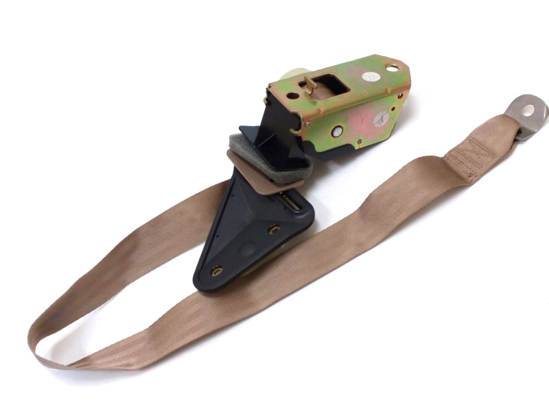 New OEM 1992 Camaro, Firebird Beige Driver Left Rear Seat Belt, Part # 12510137