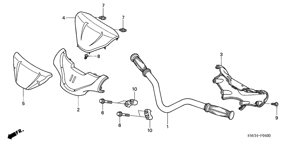 Pipe, Handle *R134*