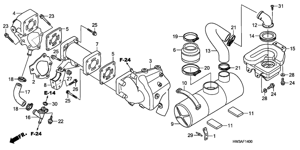 Bracket, Ex. Pipe