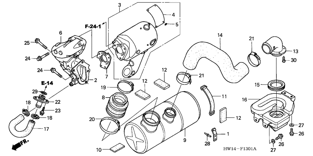 Muffler, Water