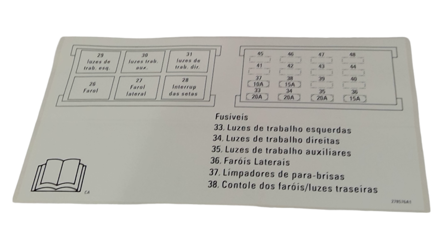 New OEM Genuine CNHi, Decal - Part # 278576A1