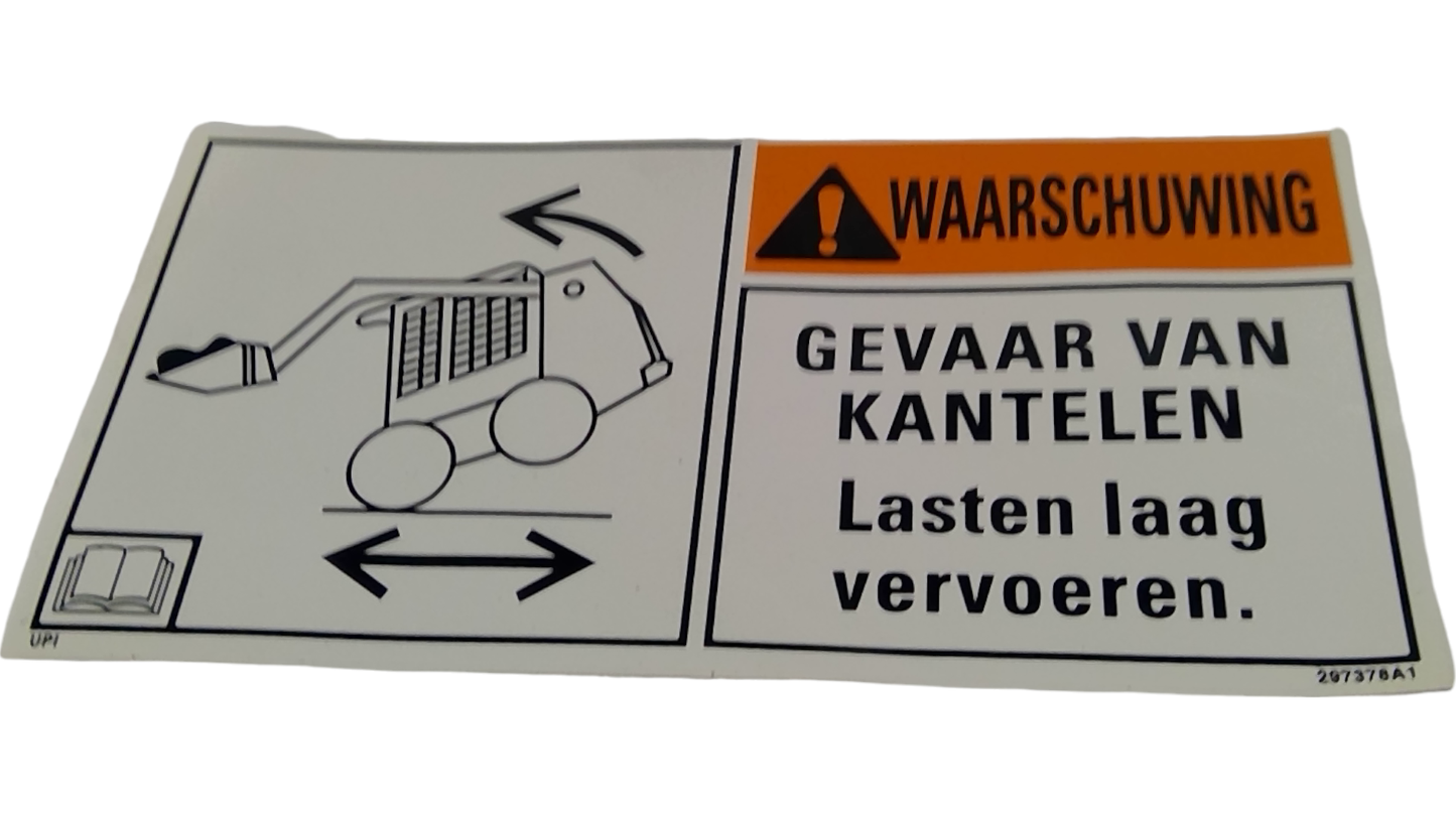 New OEM Genuine CNHi, Decal - Part # 297378A1