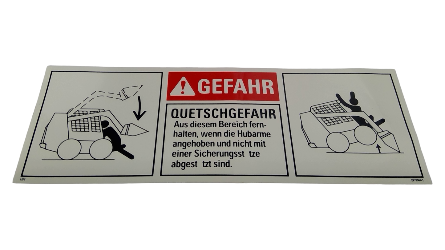 New OEM Genuine CNHi, Decal - Part # 297396A1