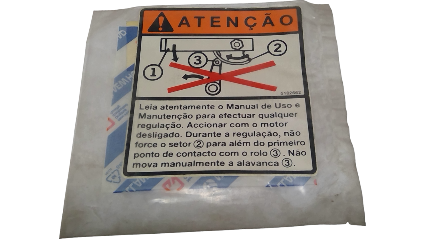 New OEM Genuine CNHi, Plaque Data - Part # 5182662