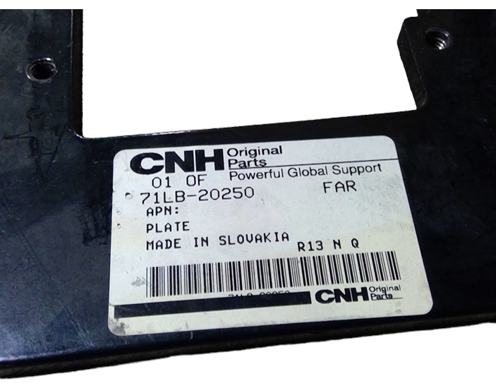New OEM Genuine CNHi, Plate - Part # 71LB-20250
