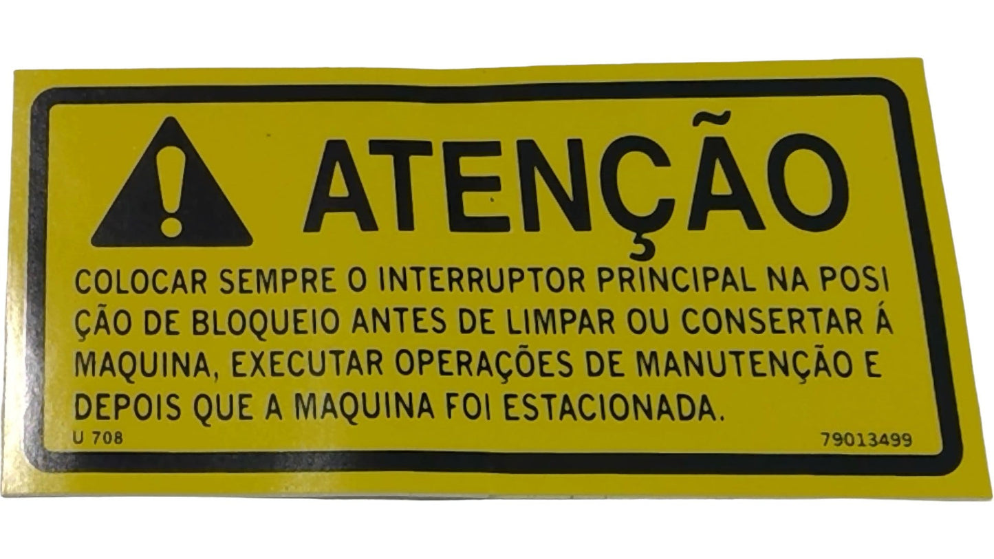 New OEM Genuine CNHi, Decal - Part # 79013499