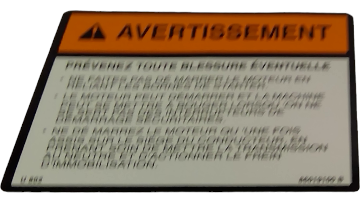 New OEM Genuine CNHi, Decal - Part # 86019100