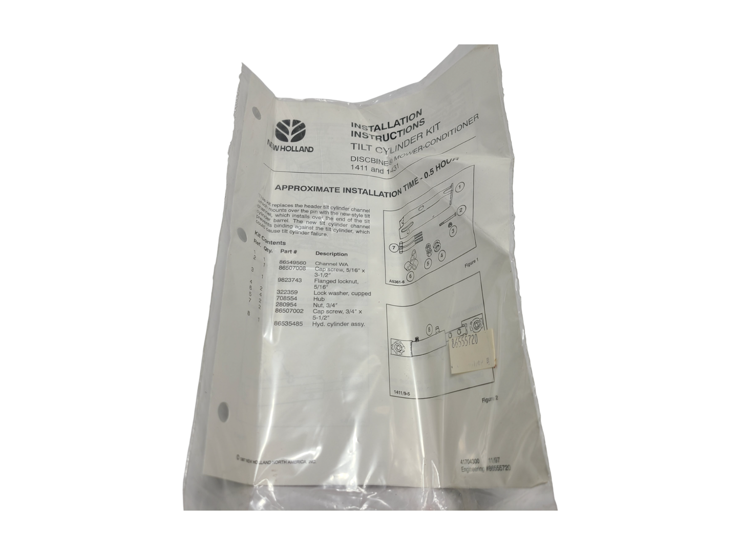 New OEM Genuine CNHi, Channel - Part # 86555719