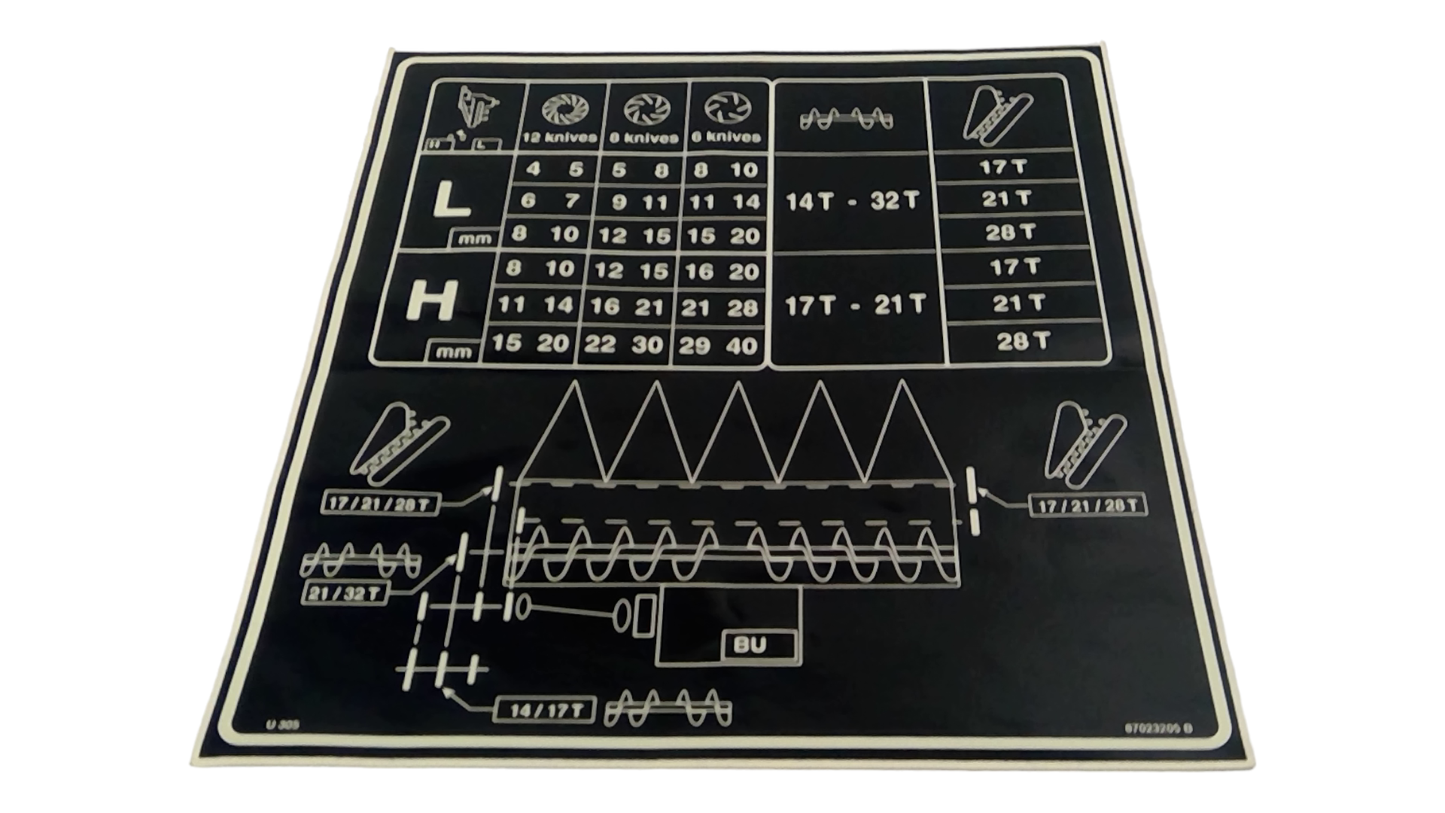 New OEM Genuine CNHi, Decal - Part # 87023205