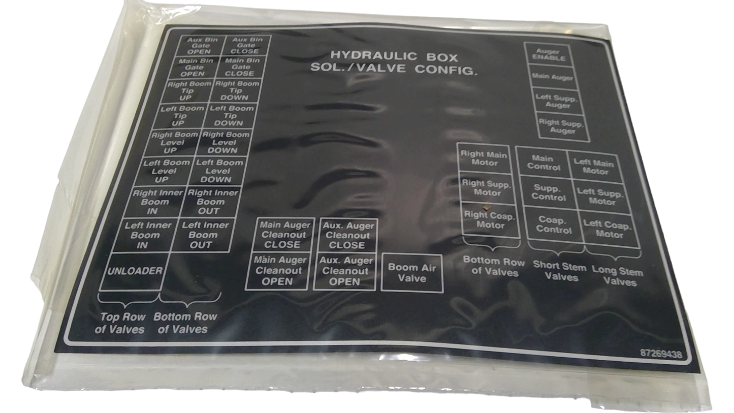 New OEM Genuine CNHi, Decal - Part # 87269438