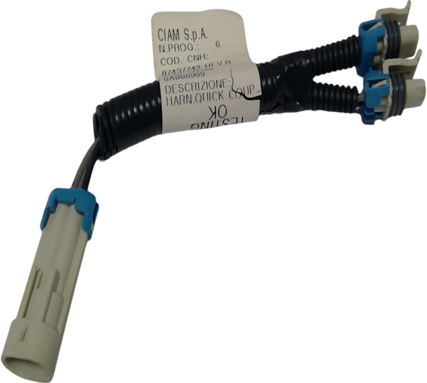 New OEM Genuine CNHi, Harness Wire - Part # 87437742