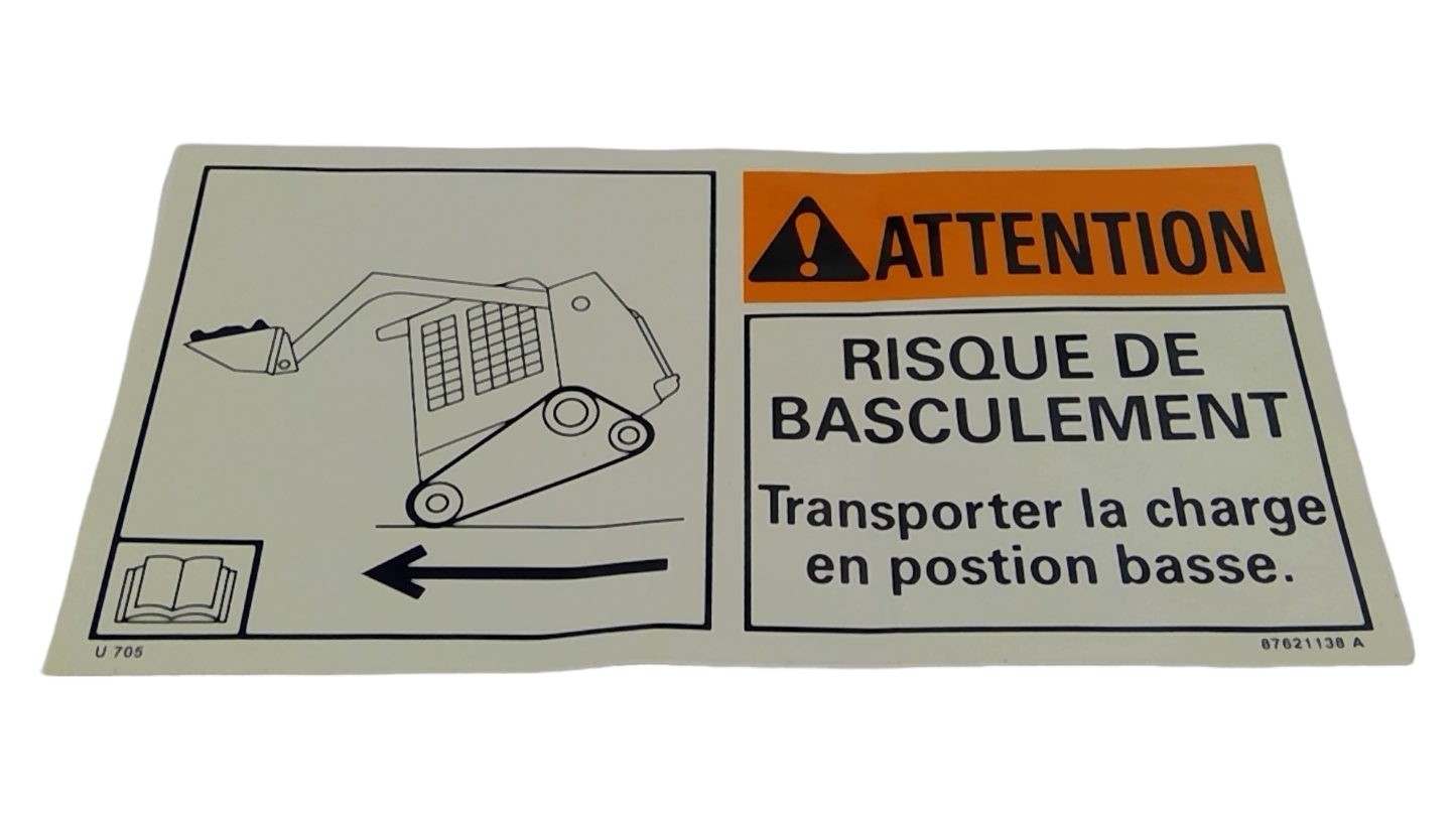 New OEM Genuine CNHi, Decal - Part # 87621138