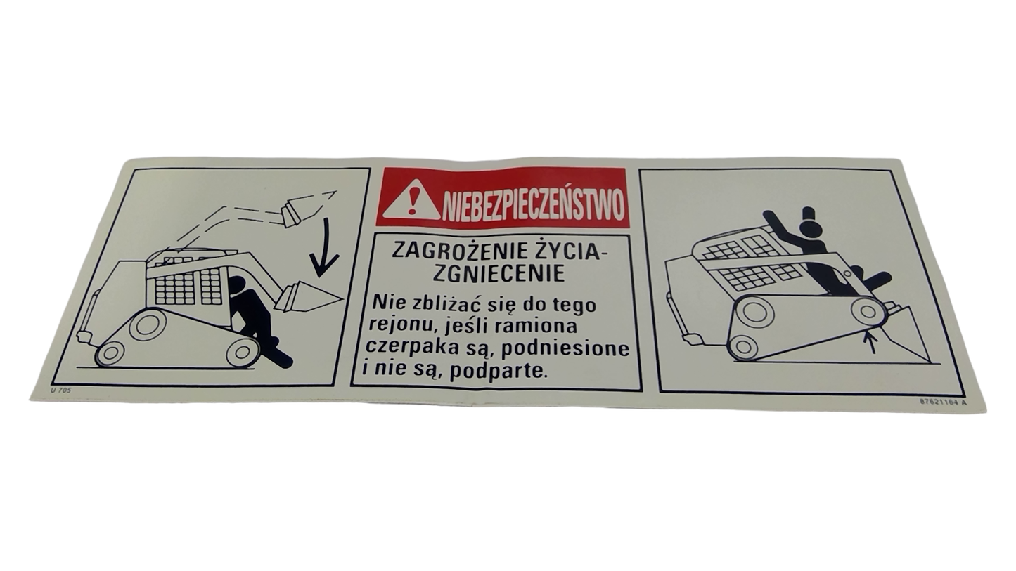 New OEM Genuine CNHi, Decal - Part # 87621164