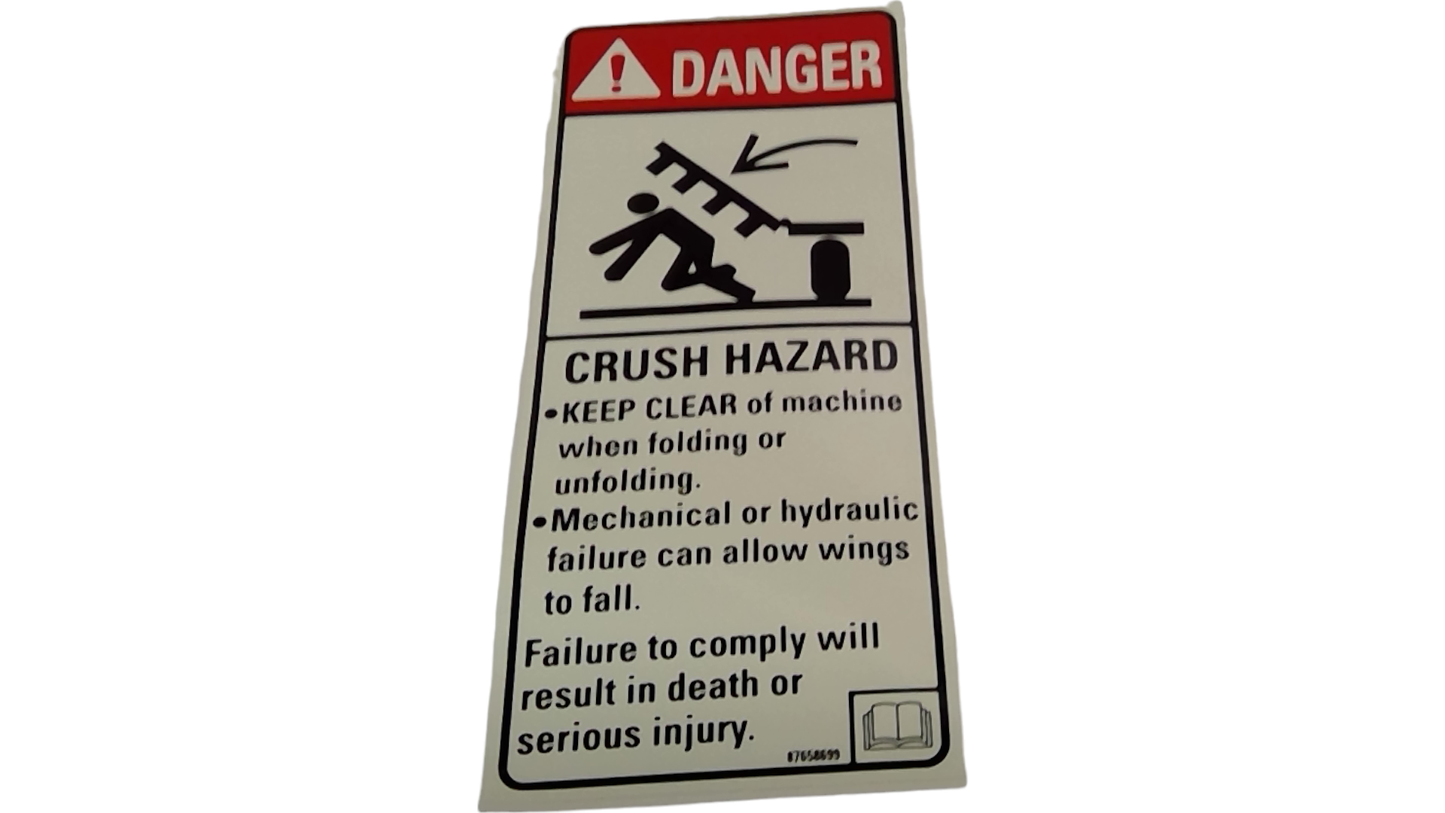 New OEM Genuine CNHi, Decal - Part # 87658699