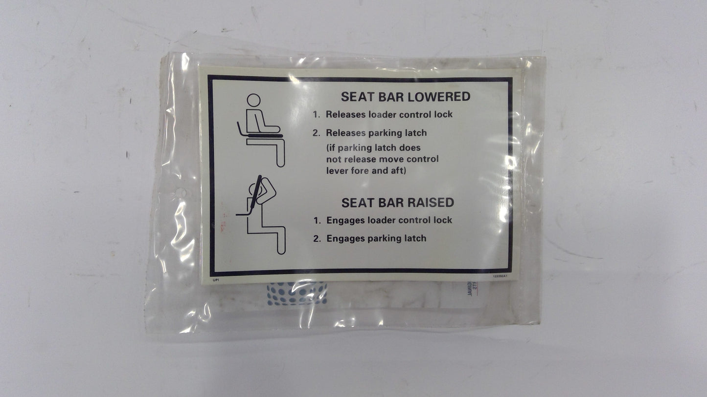 New OEM Genuine CNHi, Decal - Part # 133392A1