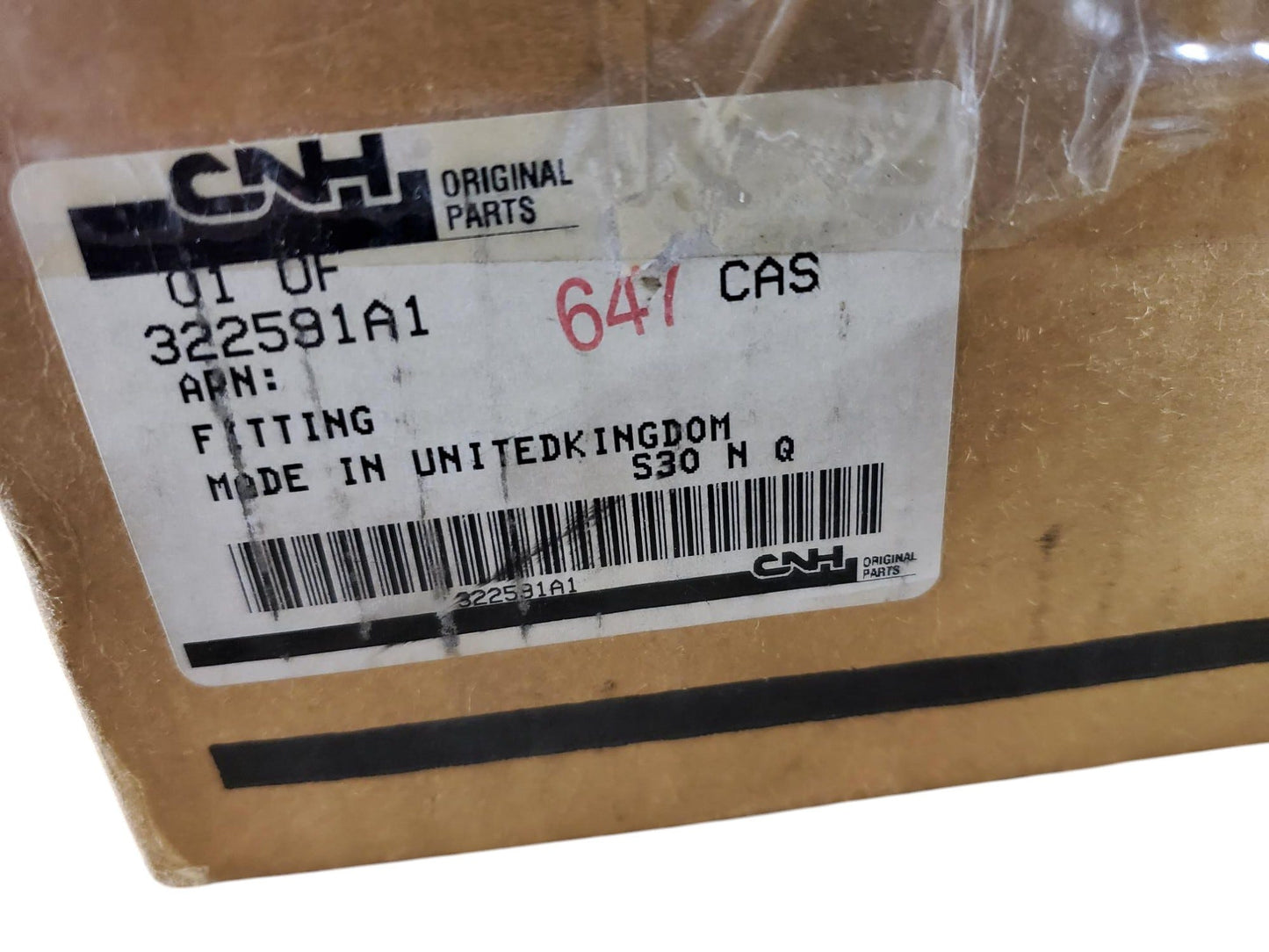 New OEM Genuine CNHi, Fitting - Part # 322591A1