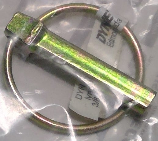 New OEM Genuine CNHi, Pin Linch - Part # AW545-008-005