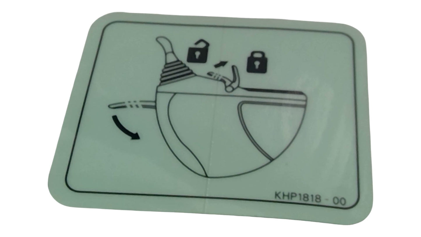 New OEM Genuine CNHi, Decal Warning - Part # KHP1818