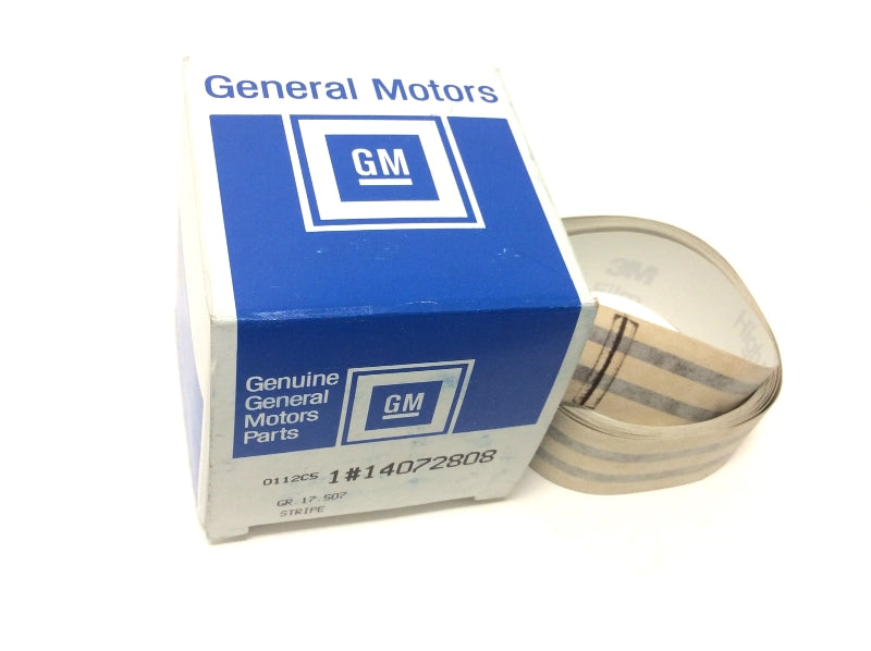 New OEM 1985-1991 Chevy GMC C/K Truck Driver's Left Rear Box Pinstripe, Part # 14072808