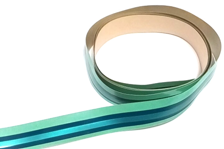 New OEM 1982-1991 Chevrolet Cavalier Pinstripe Medium Blue/LT Blue Metallic, Part # 14083569