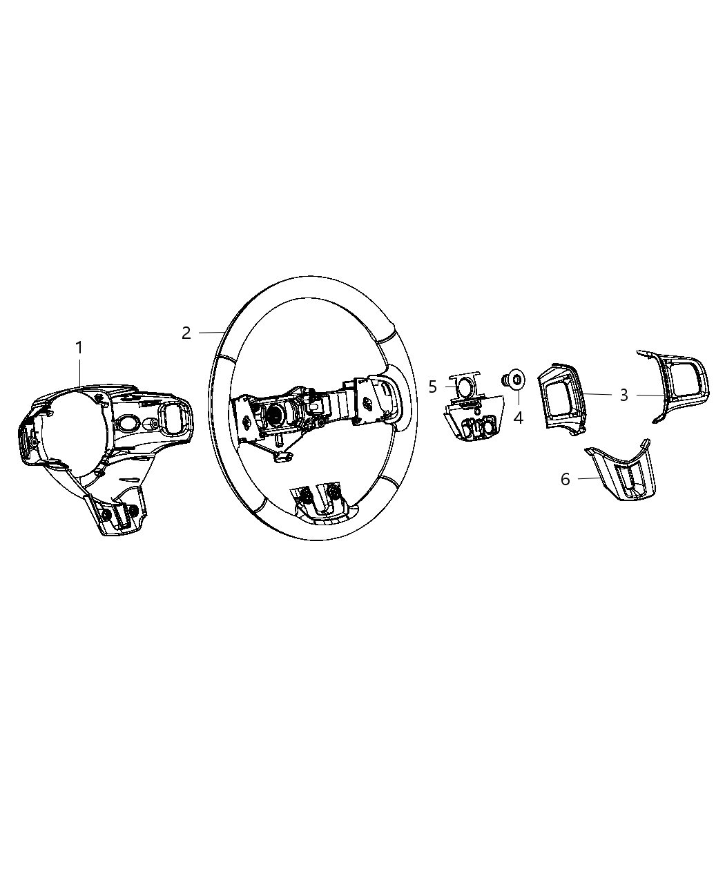 Cover Steering Wheel Back